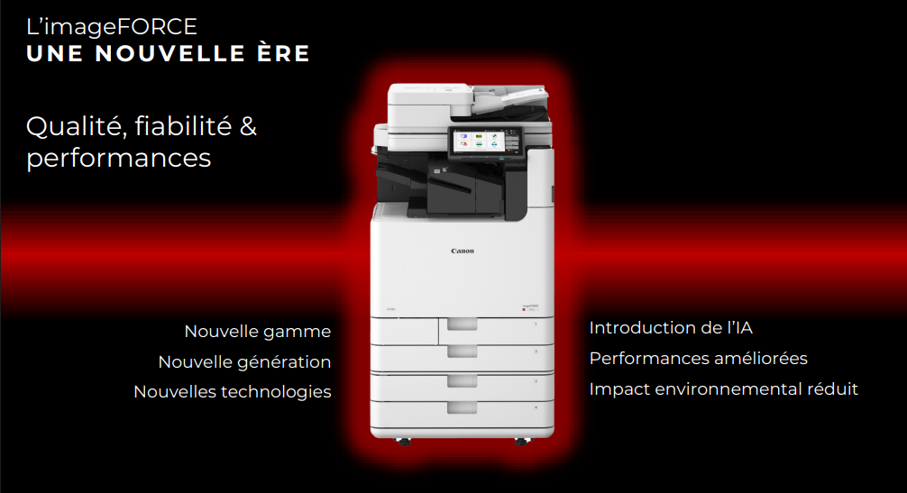 Nouvelle Gamme Canon ImageFORCE : L’Innovation au Service de Votre Productivité