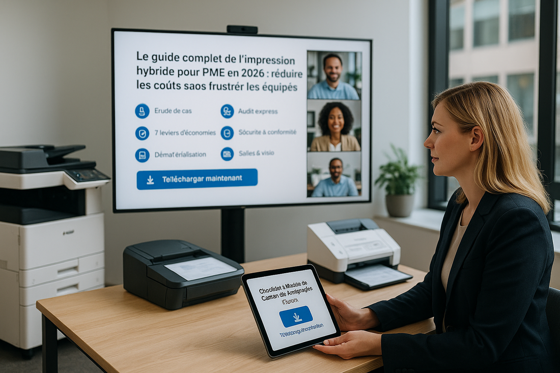 Le guide complet de l’impression hybride pour PME en 2026 : réduire les coûts sans frustrer les équipes