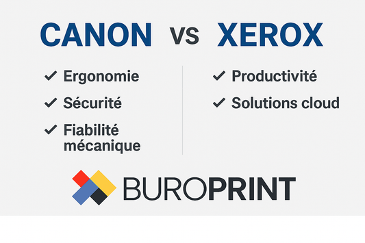 Canon imageRUNNER ou Xerox ? Le comparatif professionnel 2025 - Buroprint