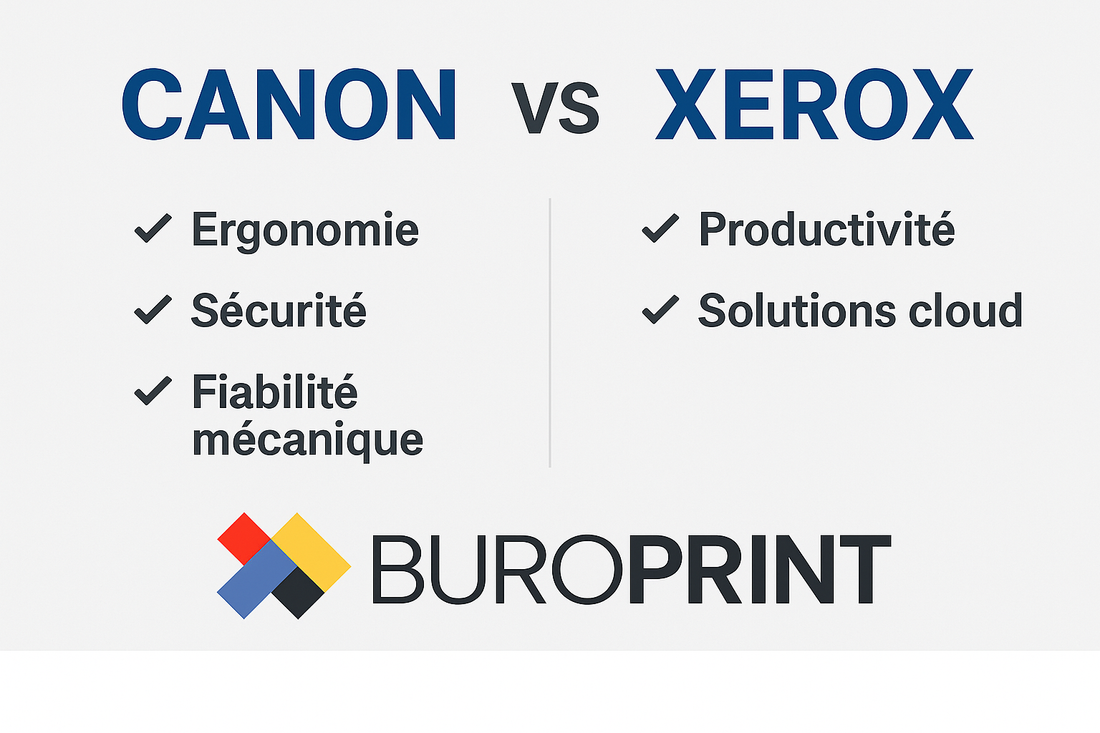 Canon imageRUNNER ou Xerox ? Le comparatif professionnel 2025