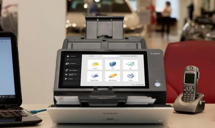 Location d’écrans dynamiques et scanners professionnels - Buroprint