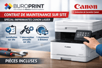Contrat maintenance Canon laser sur site 12 mois - J+1 – Installation incluse | Buroprint - Buroprint