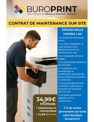 Contrat de Maintenance Photocopieur – Tout Inclus | Buroprint